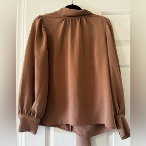 Calvin Klein blouse with tie in back, size M